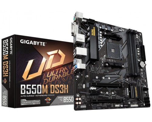 PLACA BASE GIGABYTE  B550M DS3H AM4 MATX 4XDDR4